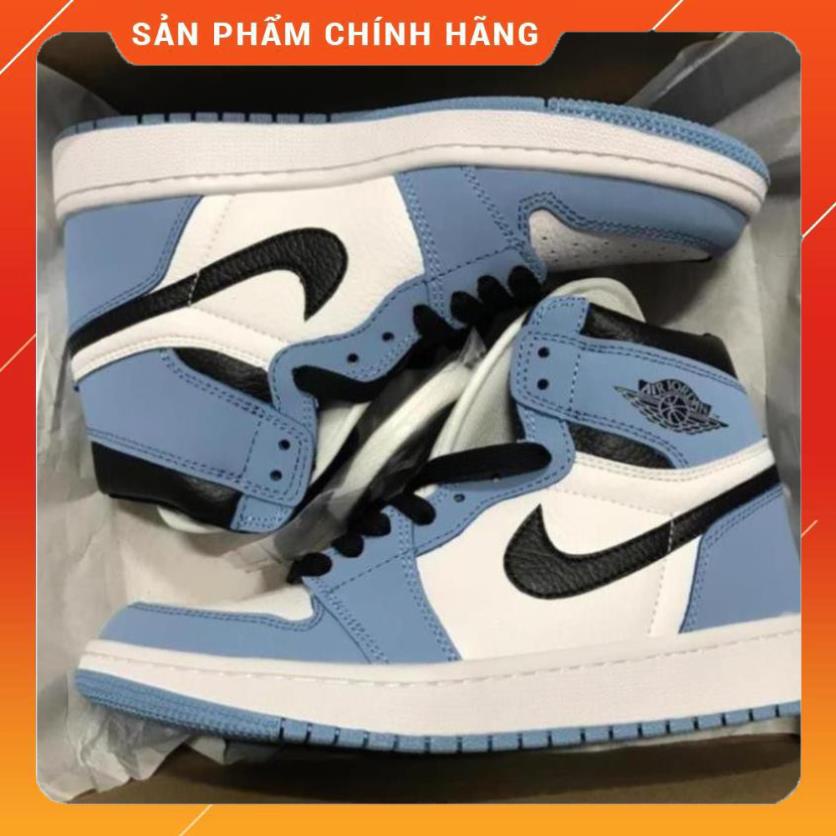 Giày Thể Thao Jordan 1 High University Blue ( Ảnh thật + Hàng Sẵn ) Giày JORDAN PANDA 1;1 , giày jordan đen trắng nam nữ
