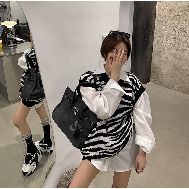 (Sẵn) Gile len ngựa vằn hàng Quảng Châu | BigBuy360 - bigbuy360.vn