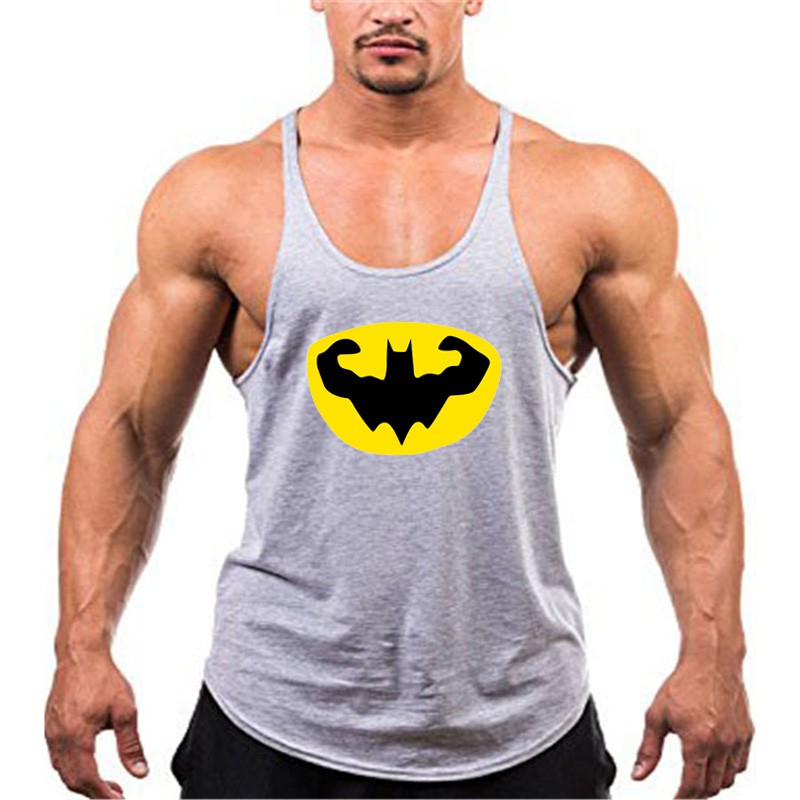 Áo thun 3 lỗ in hình Batman phong cách thể thao