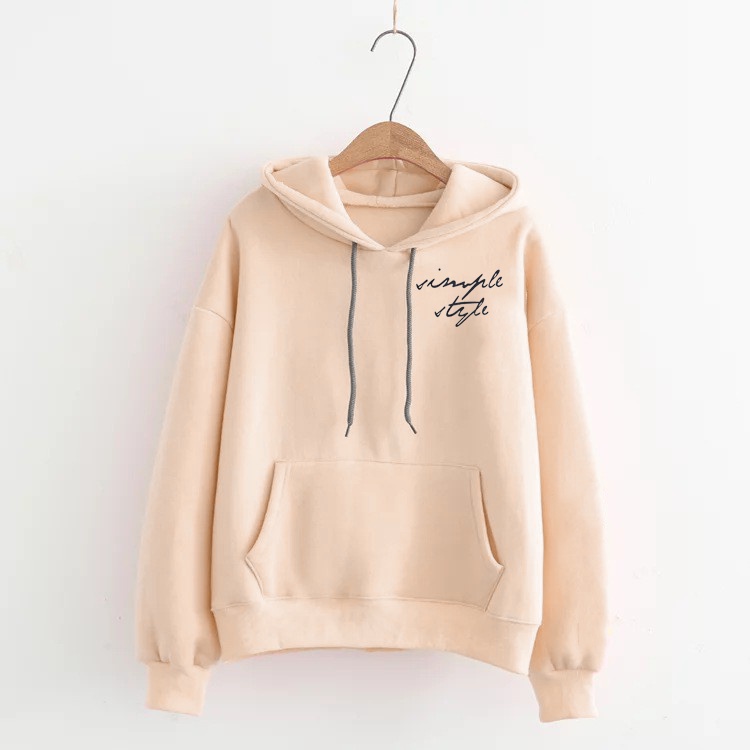 Áo Hoodie Unisex Form Rộng Madela Có Mũ In Chữ Simple Style Cao Cấp , Áo Hoodie Nỉ Trơn Unisex Nam Nữ Phong Cách Hàn