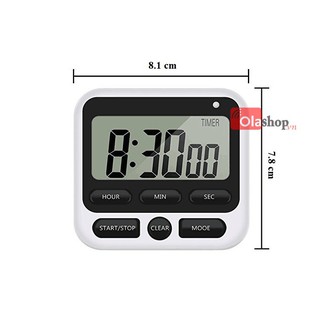 Đồng hồ bấm giờ điện tử đa năng – Hẹn giờ nhà bếp siêu tiện lợi – Màn hình LCD rõ nét