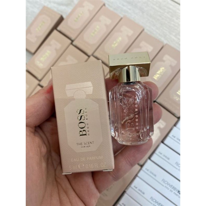 Nước Hoa Hugo Boss Scent mini 5ml màu hồng cho Nữ