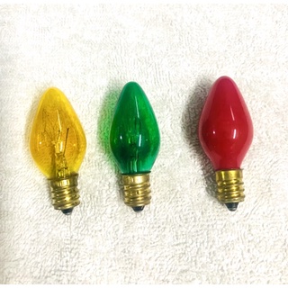  Bóng đèn sợi đốt đui E12 Bóng đèn trái ớt bóng đèn quả nhót bóng đèn cà na bóng đèn ông địa bóng đèn thờ 