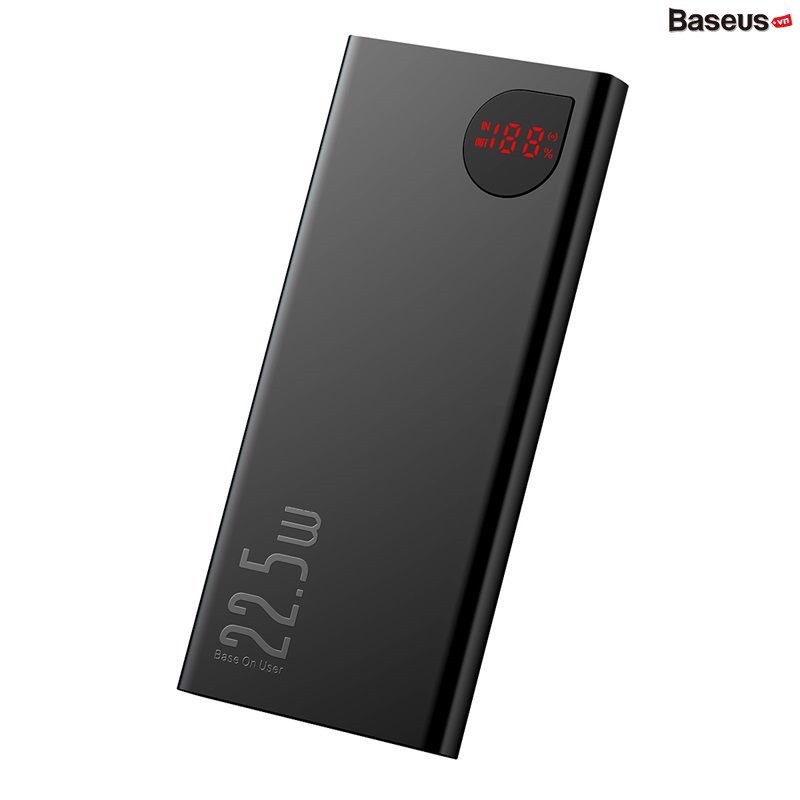 Pin dự phòng sạc nhanh 22.5W Baseus Adaman Metal Digital Display Quick Charge Power Bank 20000mAh (phiên bản 2022)