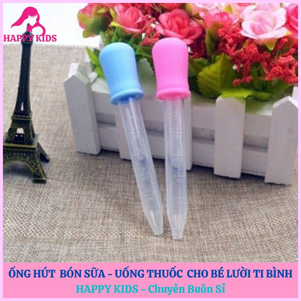 Ống bón sữa cho bé lười ti bình