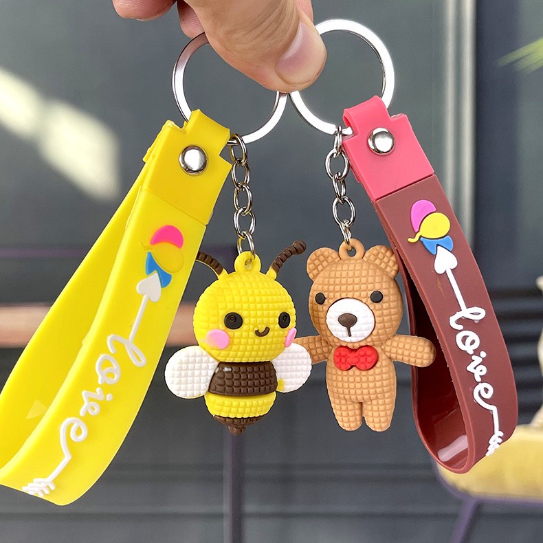 Móc khóa lego hoạt hình dễ thương dùng treo balo , túi xách