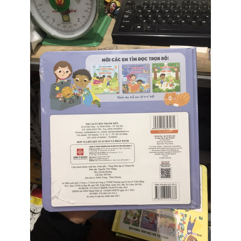 Sách -  Lift-the-flap - Lật mở khám phá- bé ngăn nắp đi ngủ đúng giờ ( Đinh Tị )