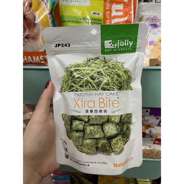 Cỏ Viên Jolly Timothy Hay Cake Xtra Bite 140g