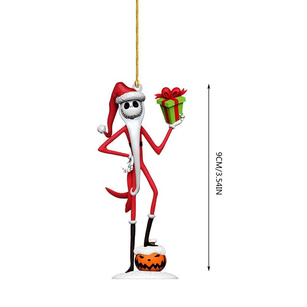 Anemone Móc Khóa Hình Búp Bê Jack Skellington Nhiều Màu Sắc Trang Sức Ác Mộng Trước Giáng Sinh
