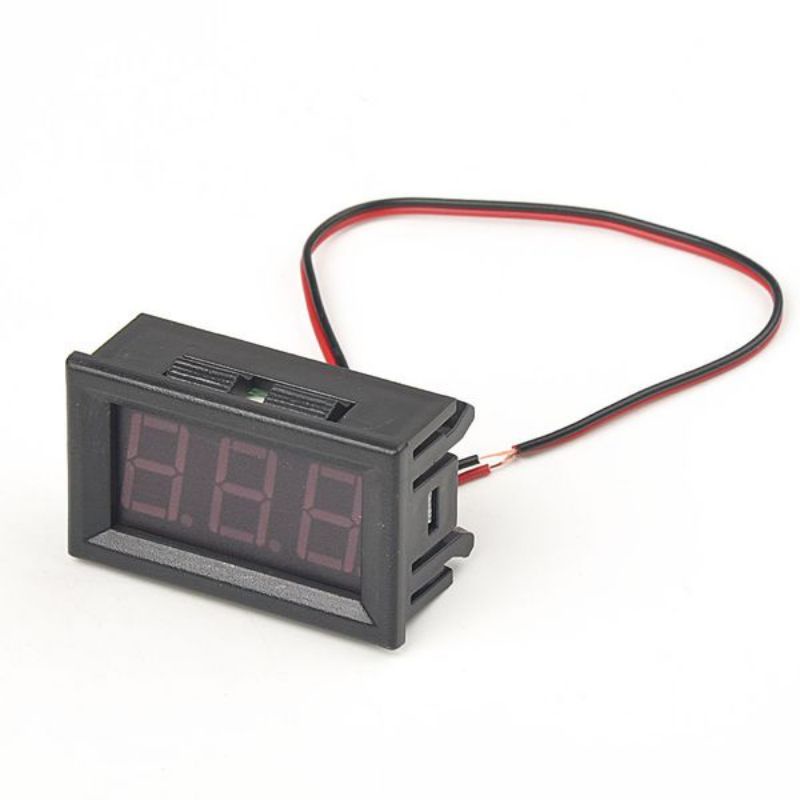 Đồng hồ hiển thị điện áp VDC - Vôn kế kỹ thuật số (4-30V)