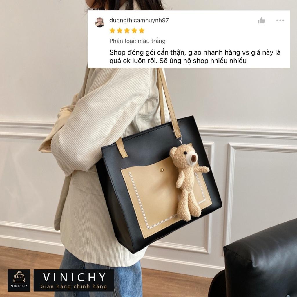 Túi xách nữ đeo chéo, túi đi chơi, đi học VINICHY, da cao cấp size 26cm HA180