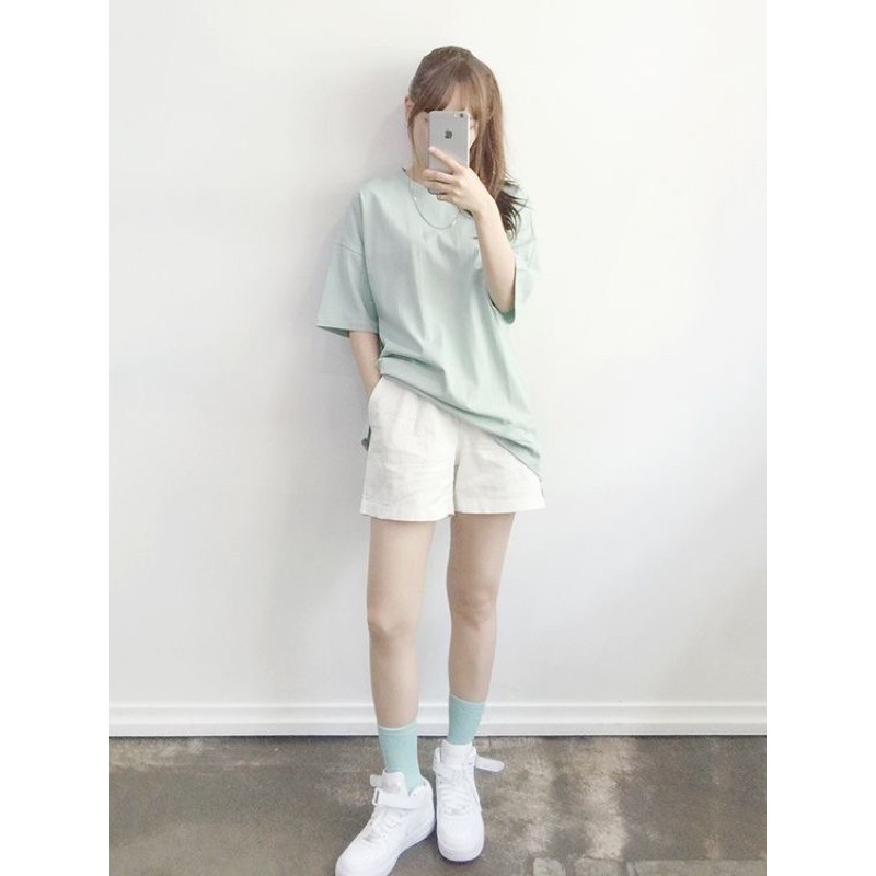 Xanh-Mint áo thun trơn age2x triuuu nhất hè 2021