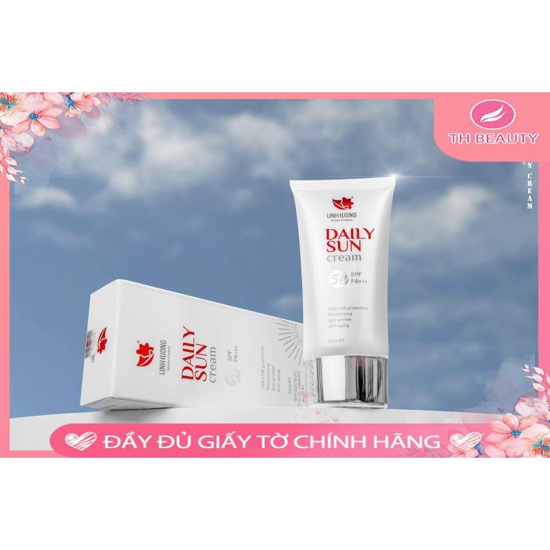 <THẬT 100%> Kem chống nắng Linh Hương