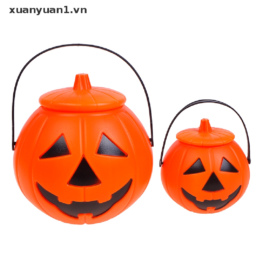 Xô Nhựa Đựng Bí Ngô Trang Trí Halloween