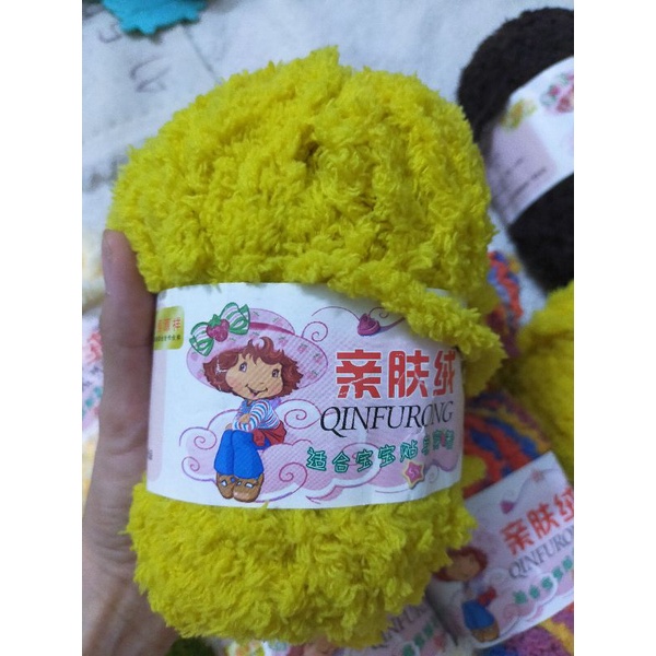 Len bông xù cô gái 50g