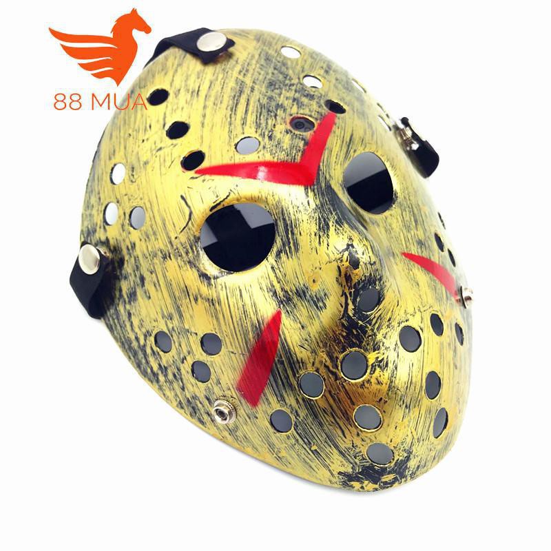 Mặt nạ Jason hóa trang Halloween leegoal Màu Vàng Lỗ tròn-o22 otoke