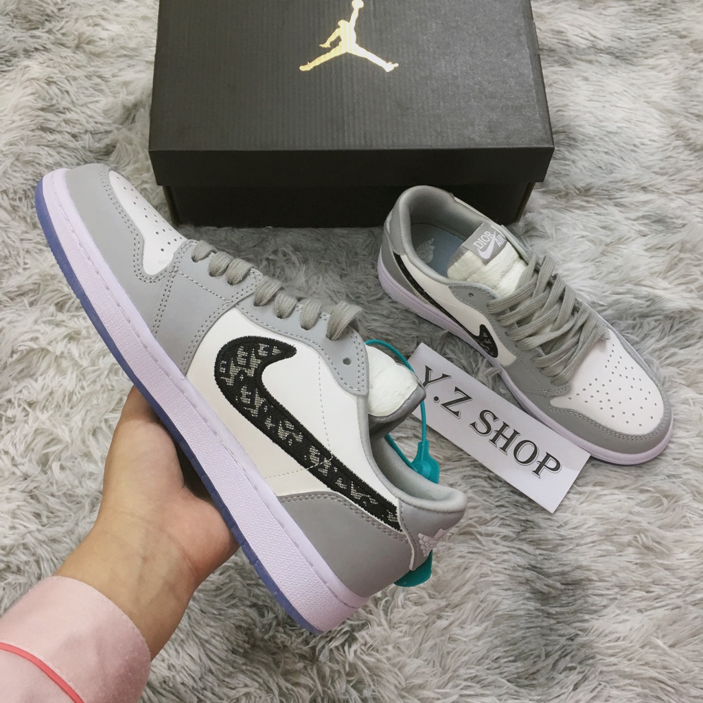 Giày Sneaker 🚚FREESHIP🚚 Giày Thể Thaor JD Cổ Thấp Xám Nam Nữ | BigBuy360 - bigbuy360.vn