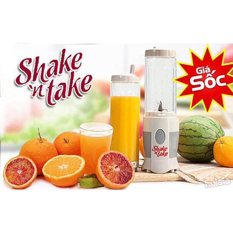 Máy Xay Sinh Tố Shake N Take, Máy Xay Sinh Tố 2 Cốc Đa Năng Sake N Take Cao Cấp Mẫu 2