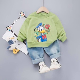 Set bộ áo phông kết hợp quần bò