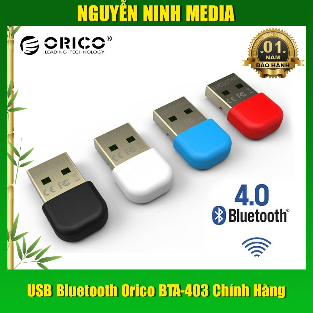 [Mã ELFLASH5 giảm 20K đơn 50K] (BH Đổi Mới 100%) USB Bluetooth Orico 4.0 BTA-403 - Hàng Chính Hãng Viscom | WebRaoVat - webraovat.net.vn