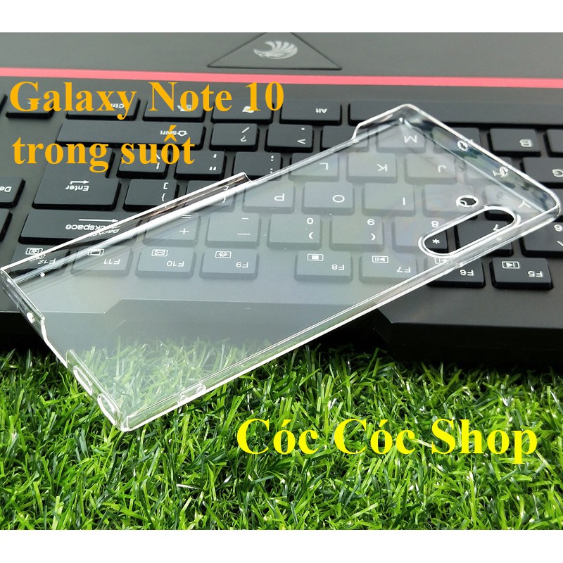 Ốp lưng Sam sung Note 10/ Note 10 plus/ Note 10 Lite nhựa CỨNG TRONG SUỐT/ CỨNG NHÁM MỜ | BigBuy360 - bigbuy360.vn