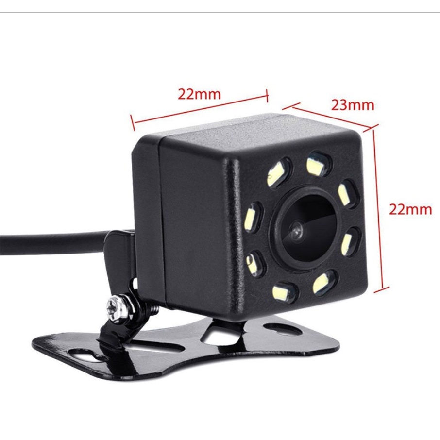 Camera lùi chống nước 8 led (màu đen) | BigBuy360 - bigbuy360.vn