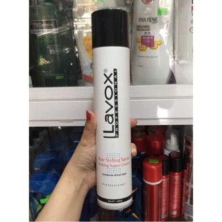 Keo tạo kiểu tóc cứng Lavox 420ml