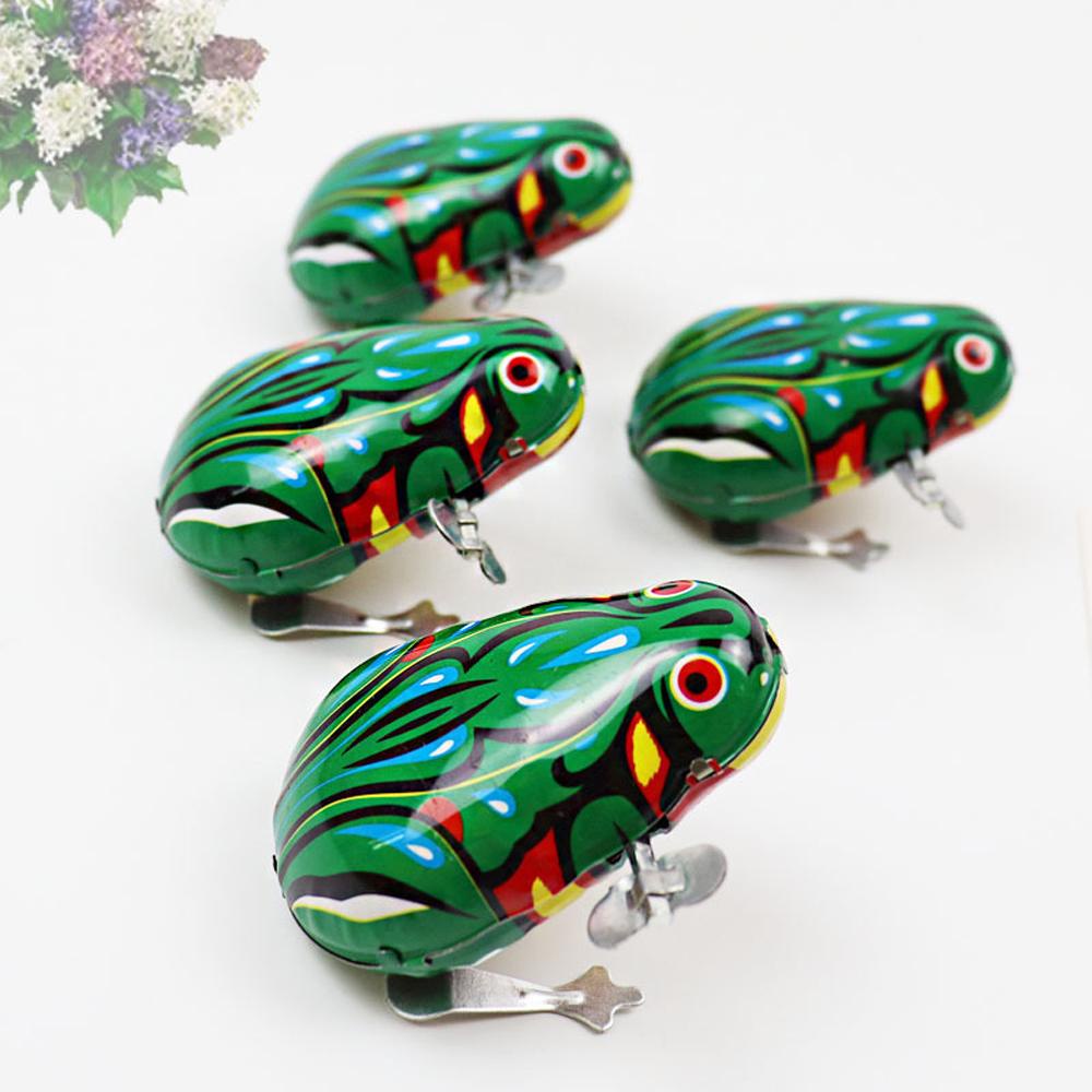 Ếch Đồ Chơi Bằng Sắt Nhiều Màu Sắc Dễ Thương Cho Bé