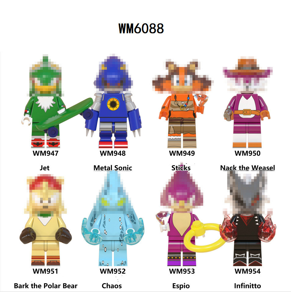 Bộ Đồ Chơi Lego Xếp Hình Sonic Cho Bé Wm6088