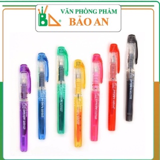 Bút máy preppy nhật bản ngòi f03 mực tím / bút mực tiểu học màu xanh blue - đỏ - tím - đen