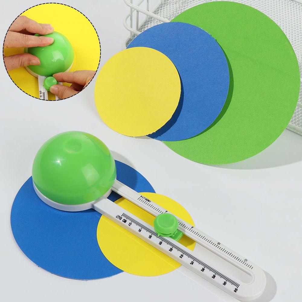Dụng cụ cắt giấy hình tròn kèm thước la bàn xoay tiện dụng