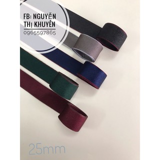 Ruy băng sợi chéo 25mm
