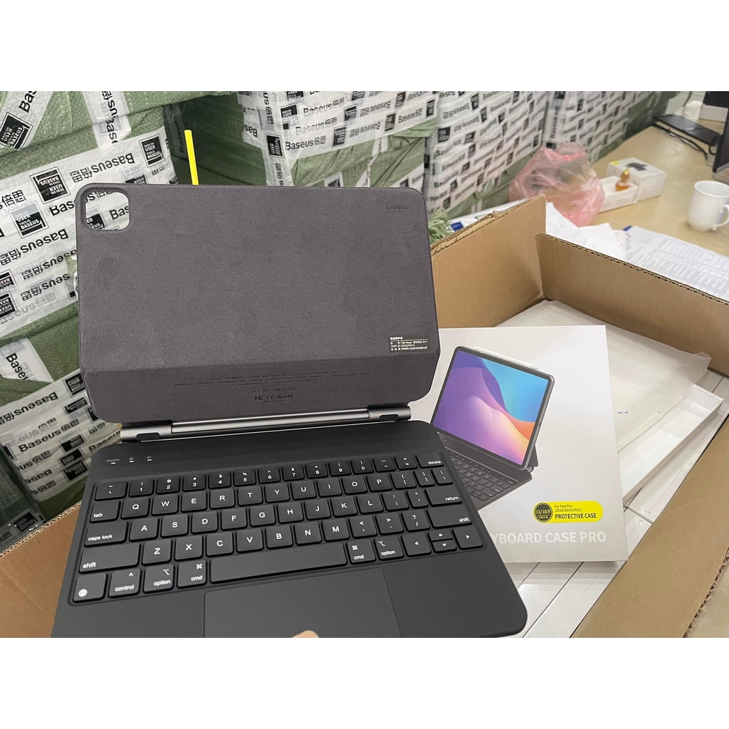Bao Da Nam Châm Tích Hợp Bàn Phím Baseus Brilliance Original Keyboard Case Pro Chính hãng Baseus
