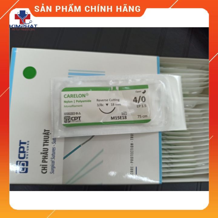 Chỉ phẩu thuật CPT Nylon 2/0 3/0 4/0 5/0 6/0 7/0