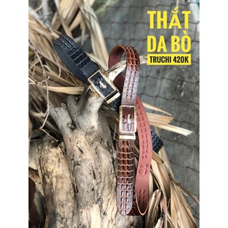 THẮT LƯNG DA BÒ VÂN CÁ TRUCHI