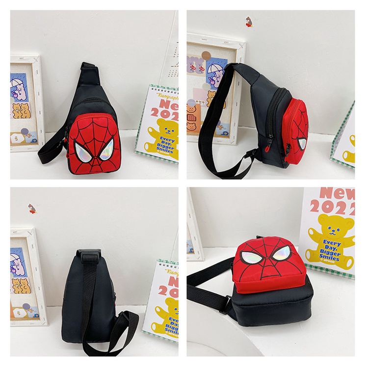 Ba Lô Học Sinh Cho Bé Trai Hình Người Nhện 3D