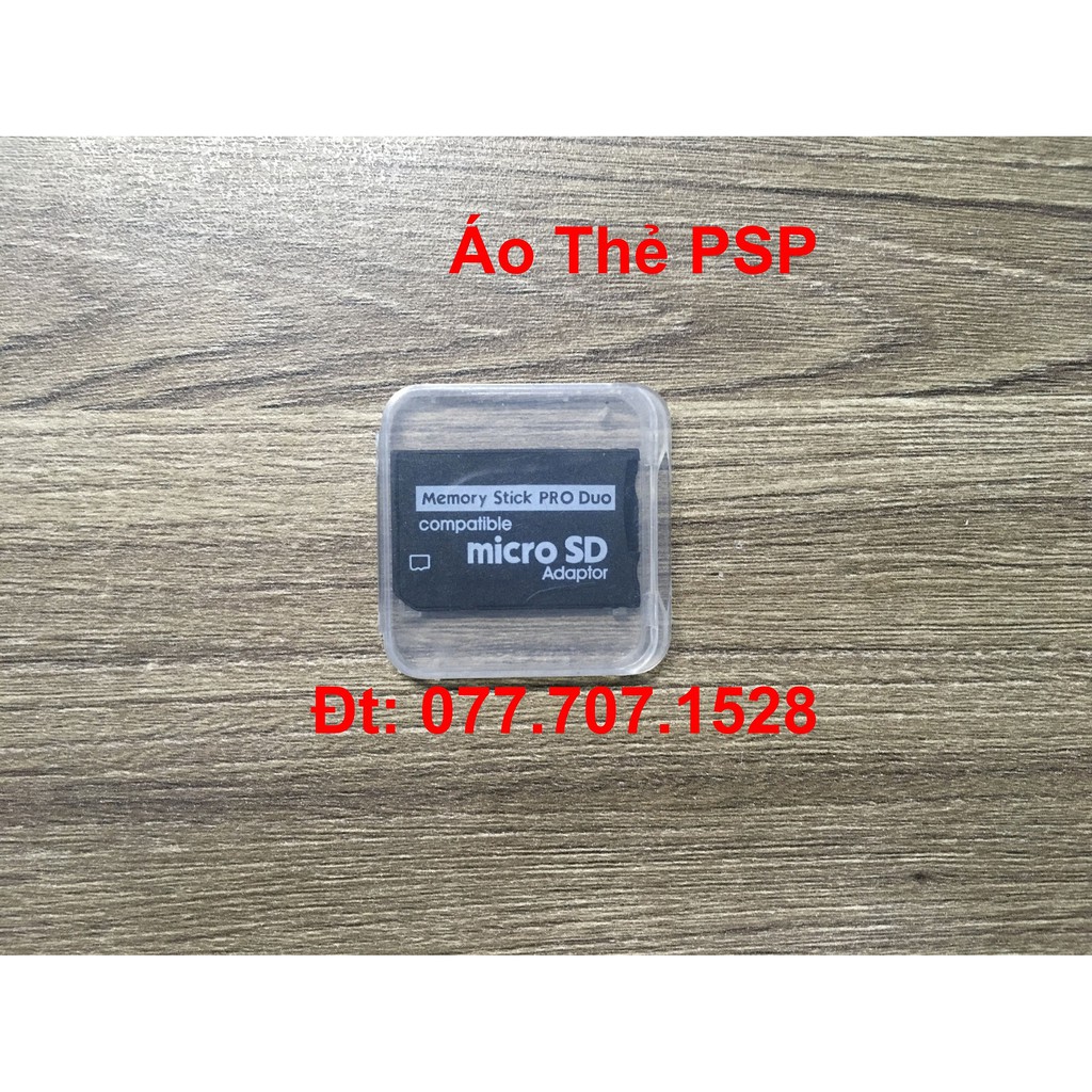 Áo thẻ nhớ adaptor MicroSD 32Gb 64Gb cho PSP 1000 2000 3000 | BigBuy360 - bigbuy360.vn