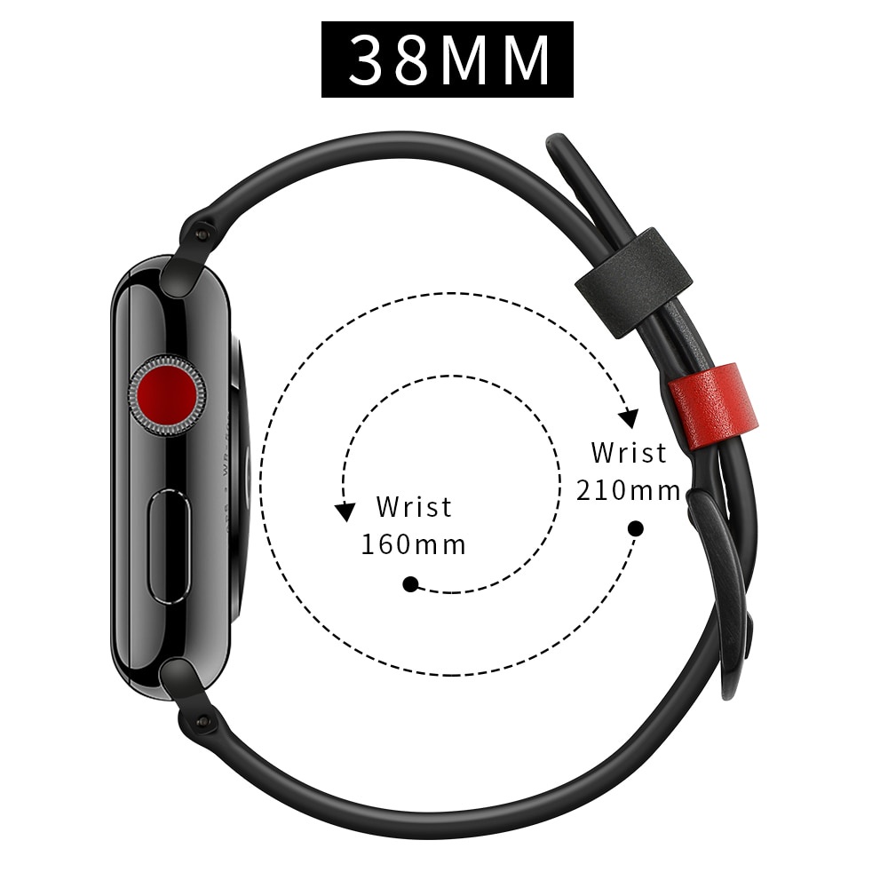 Dây đeo bằng da 45mm/41mm 44mm/40mm 42mm/38mm thích hợp cho đồng hồ thông minh apple watch series 4 3 5 se 6 7