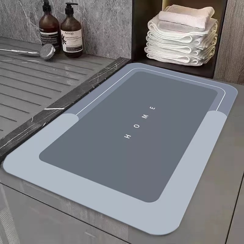 Thảm Hút Nước Siêu Thấm - Thảm Lau Chân Siêu Mềm Siêu Dày, Siêu Thấm Nước Chất Liệu Chống Trượt