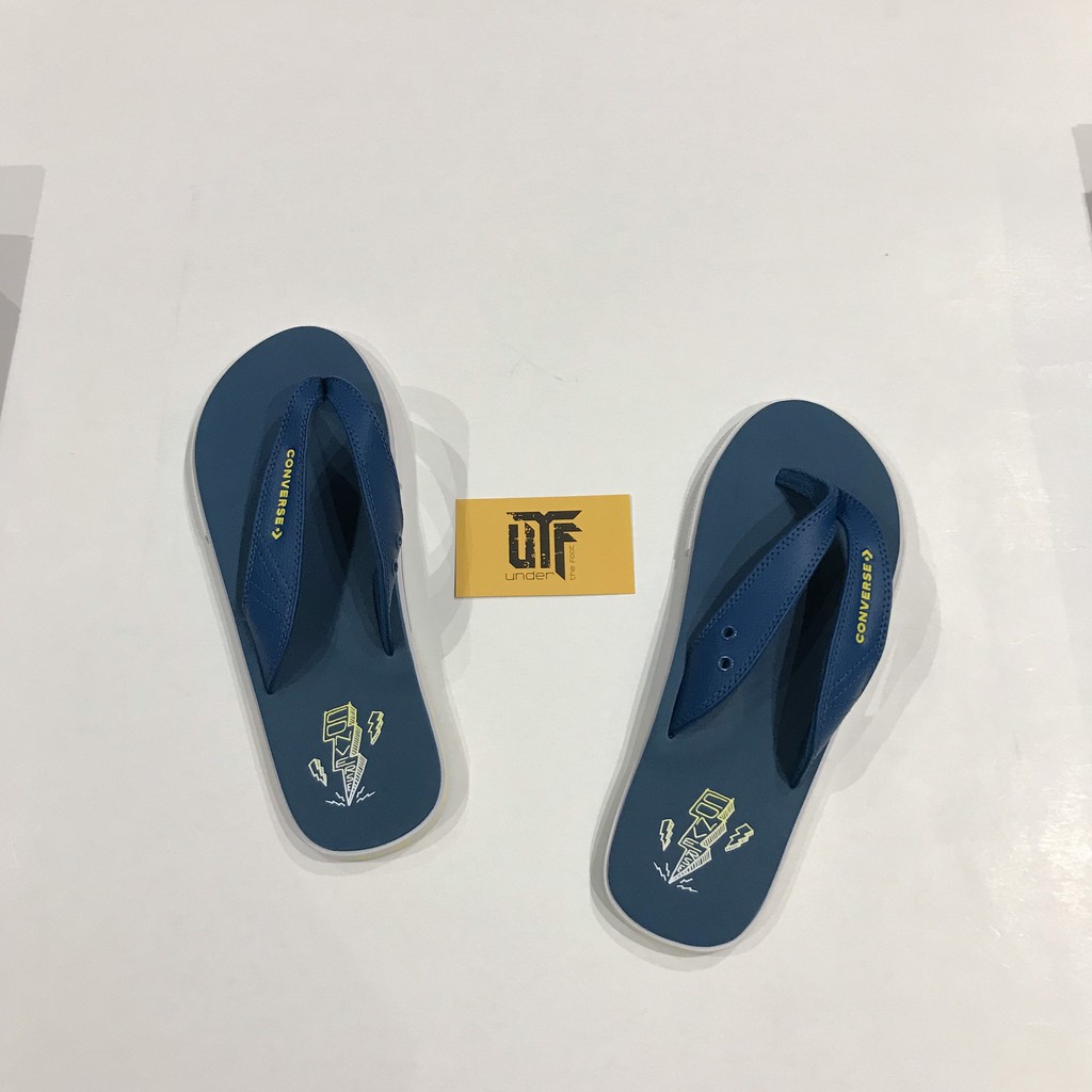 Dép Converse xanh quai xanh xỏ ngón