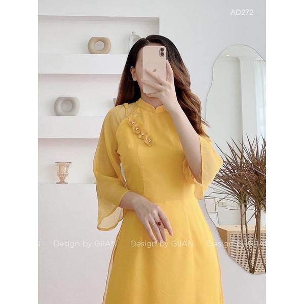 áo dài voan óng thời trang( Miễn Phí Đổi Trả Trong vòng 3 ngày) | BigBuy360 - bigbuy360.vn