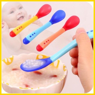 Thìa ăn dặm, thìa báo nóng cảm ứng nhiệt cho bé