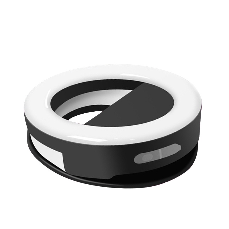 Đèn Led Tròn Kẹp Điện Thoại Hỗ Trợ Chụp Ảnh Trang Điểm