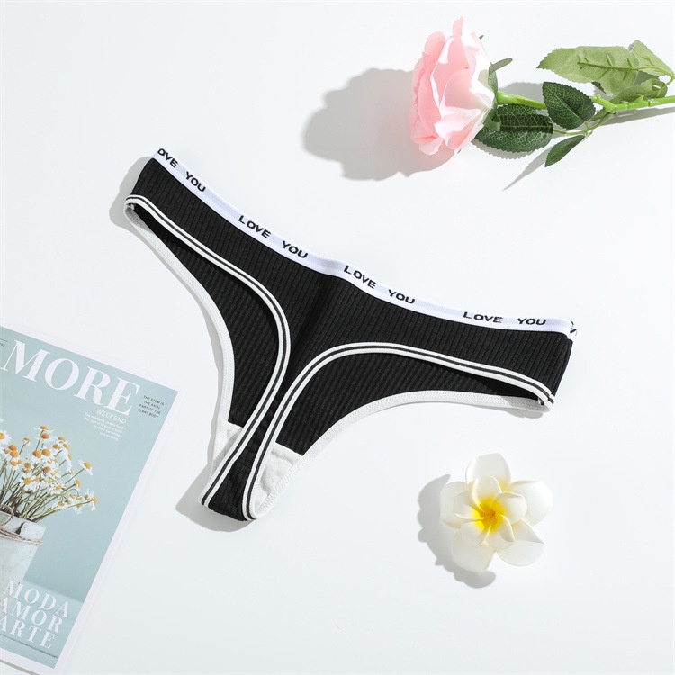 Quần lót lọt khe nữ cotton gân tâm sexy dễ thương gợi cảm đẹp xinh mềm mại 01