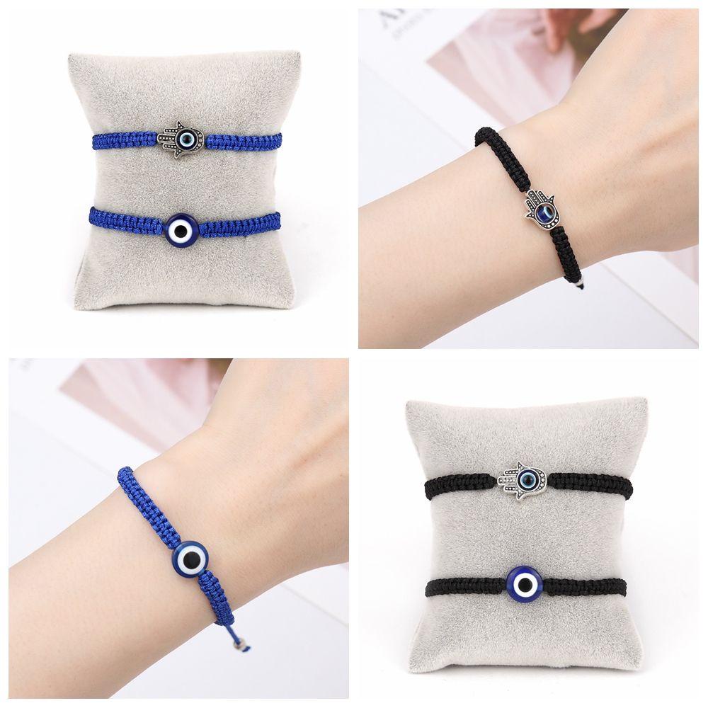 BSUNS Vòng Tay May Mắn Xâu Hạt Mắt Quỷ Có Thể Điều Chỉnh