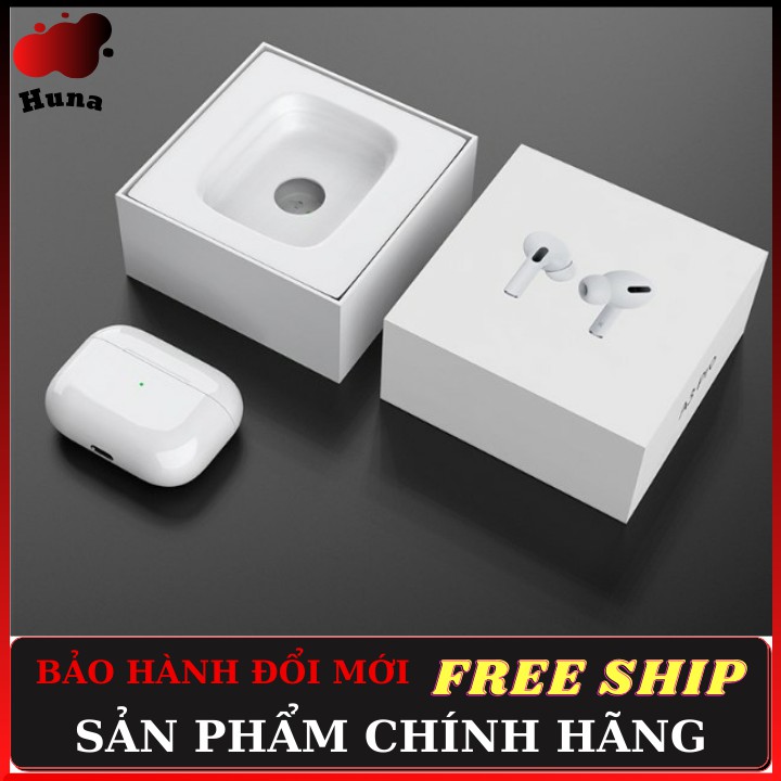 [AIRPODS PRO]⚡️Tai Nghe Bluetooth Phiên Bản Cao Cấp Nhất - Tặng Kèm Vỏ Đẹp [BẢO HÀNH ĐỔI MỚI] - HunaStore