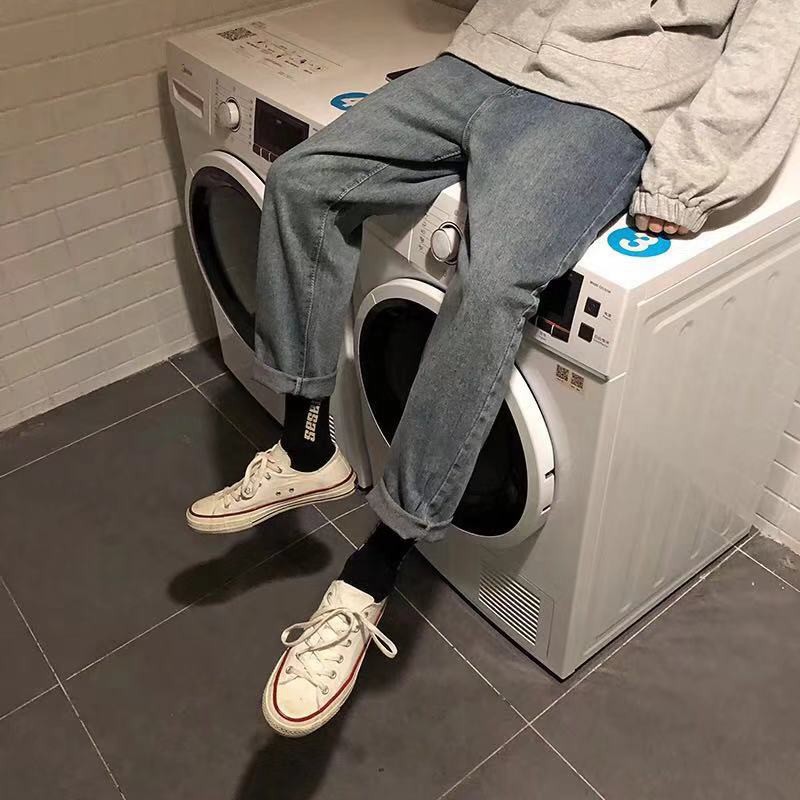 Quần Baggy Jean có đai dáng suông ống rộng - Quần bò giá tốt nhất thị trường- Q9 | BigBuy360 - bigbuy360.vn