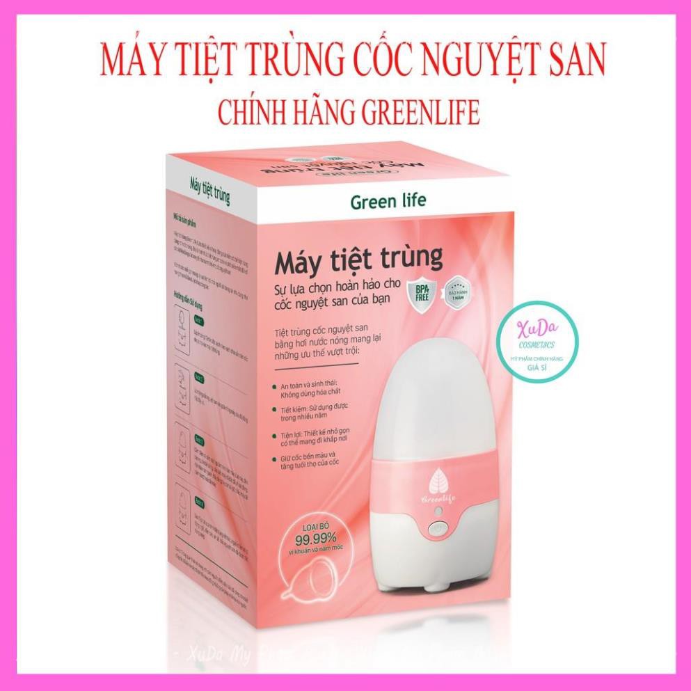 Máy tiệt trùng cốc nguyệt san máy tiệt trùng greenlife chính hãng