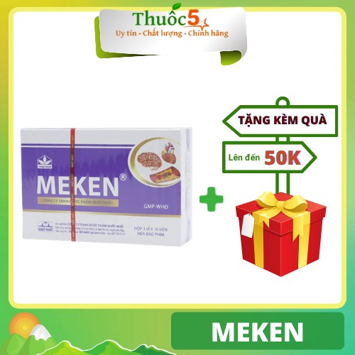 MEKEN nhất nhất giúp bổ huyết hộp 3 vỉ x 10 viên