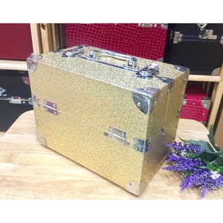 Cốp đựng đồ nghề trang điểm cá nhân, nối mi, phun xăm, hoá trang màu VÀNG GOLD
